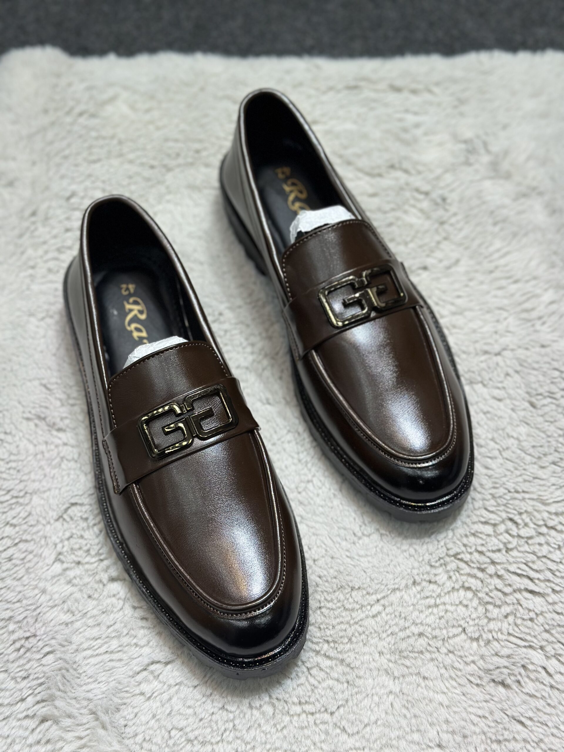 Gucci Double Buckle Chocolate - Image 2